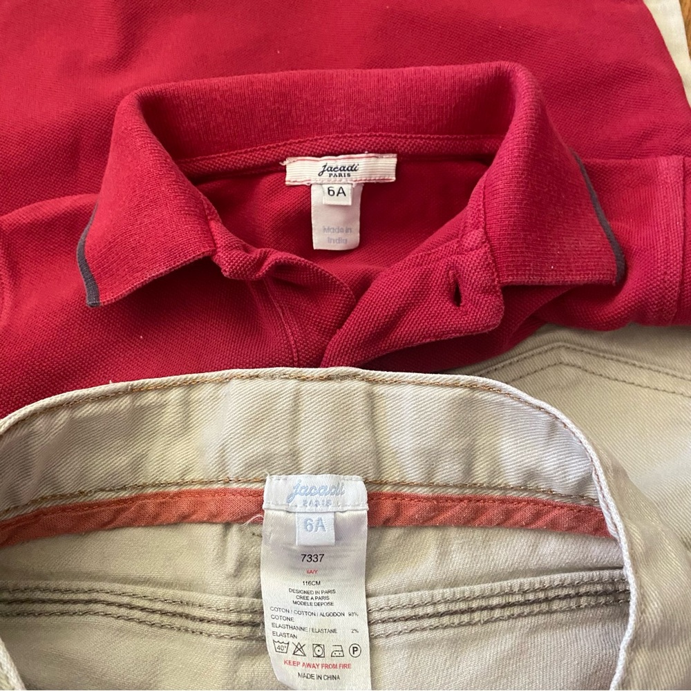 Jacadi Paris Boy’s Matching Polo Sets - Picture 10 of 10